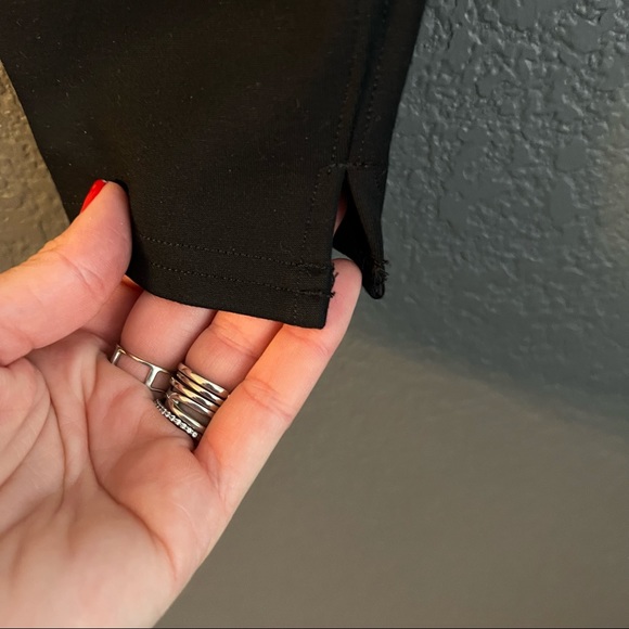 NWT Spanx black ankle length ponte leggings small petite - Picture 4 of 5